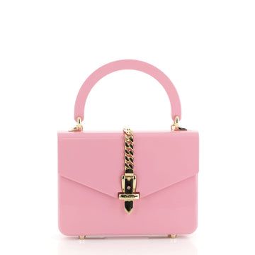 Gucci 1969 Sylvie Top Handle Bag Plexiglass Mini
