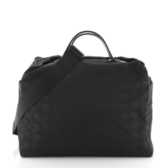 Chanel Travel Line Duffle Bag Nylon Medium