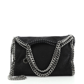 Stella McCartney Falabella Fold Over Crossbody Bag Shaggy Deer Mini