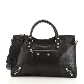 Balenciaga City Giant Studs Bag Leather Medium