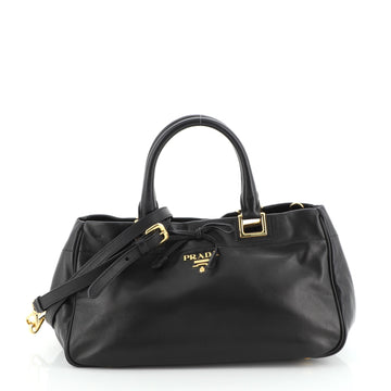 Prada Bow Convertible Satchel Leather Medium