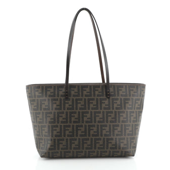 Fendi Roll Tote Zucca Coated Canvas Medium