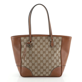 Gucci Bree Tote GG Canvas with Leather Small