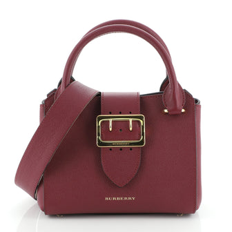 Burberry Buckle Tote Leather Small