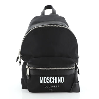 Moschino Couture Backpack Nylon Large