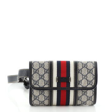 Gucci Vintage Web Belt Bag GG Coated Canvas Small