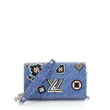 Louis Vuitton Twist Chain Wallet Limited Edition Azteque Epi Leather