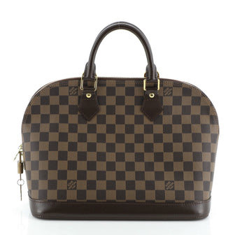 Louis Vuitton Vintage Alma Handbag Damier PM