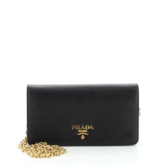 Prada Wallet on Chain Saffiano Leather