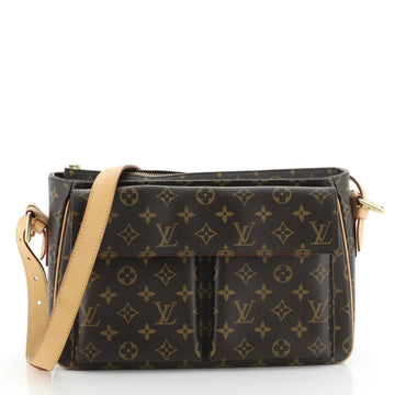 Louis Vuitton Viva Cite Handbag Monogram Canvas GM