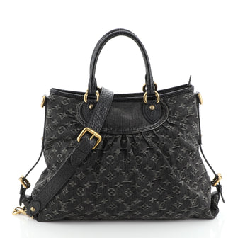 Louis Vuitton Neo Cabby Handbag Denim GM