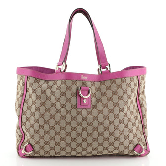 Gucci Abbey D-Ring Tote GG Canvas Large