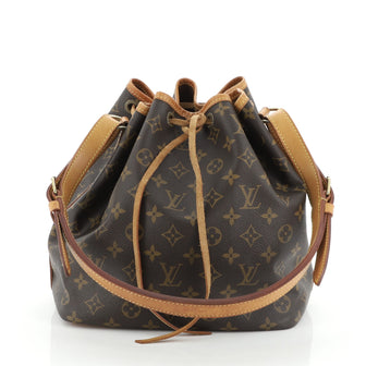 Louis Vuitton Petit Noe Handbag Monogram Canvas
