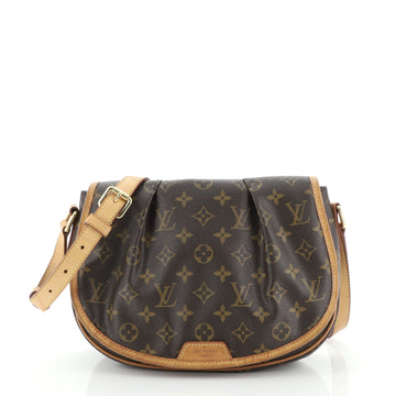 Louis Vuitton Menilmontant Handbag Monogram Canvas PM