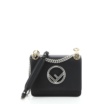 Fendi Kan I F Shoulder Bag Leather Small