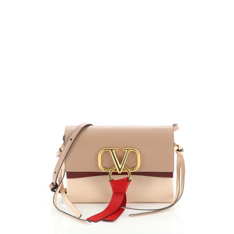 Valentino VRing Crossbody Bag Leather Small