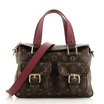 Louis Vuitton Manhattan NM Handbag Monogram Canvas with Leather