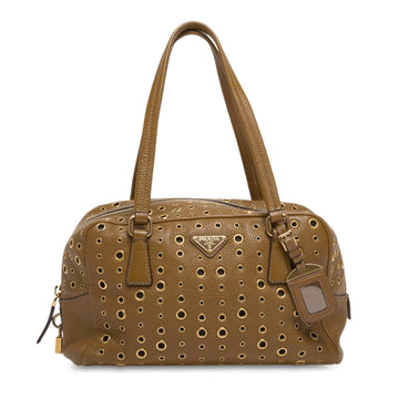 Prada Daino Grommet Box Bag