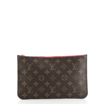 Louis Vuitton Neverfull Pochette Monogram Canvas Large