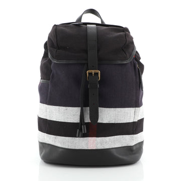 Burberry Drifton Backpack House Check Canvas