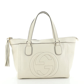 Gucci Soho Zip Tote Leather Small