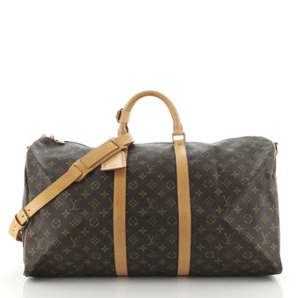 Louis Vuitton Keepall Bandouliere Bag Monogram Canvas 55