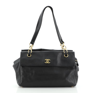 Chanel Vintage Double Sided Zip Tote Caviar Medium