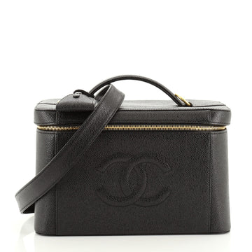 Chanel Vintage Timeless Vanity Case Caviar Small