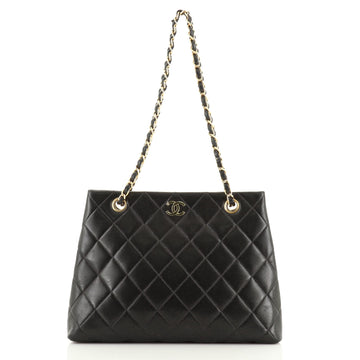 Chanel Vintage CC Chain Tote Quilted Lambskin Medium