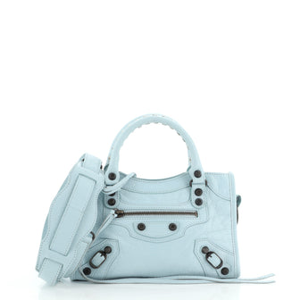 Balenciaga City Classic Studs Bag Leather Mini