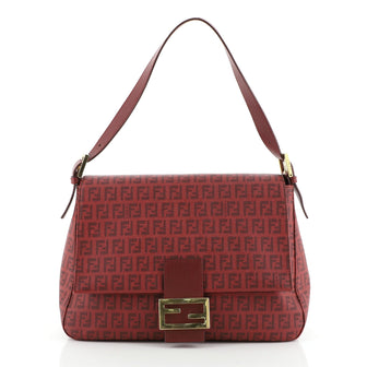 Fendi Mama Forever Bag Zucchino Coated Canvas