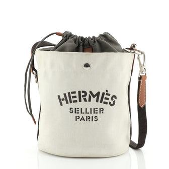Hermes Grooming Handbag Canvas