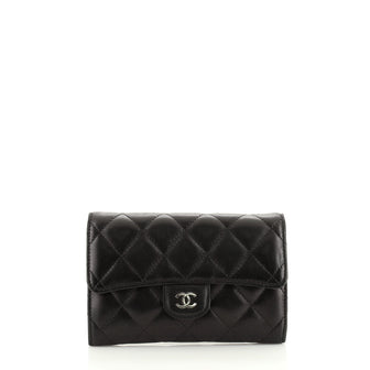 Chanel Classic Flap Card Case Quilted Lambskin
