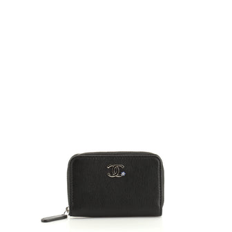 Chanel Camellia Coin Purse Goatskin