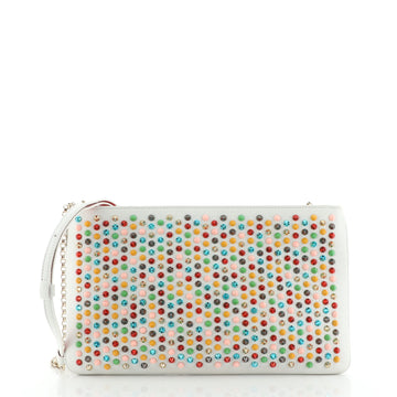 Christian Louboutin Loubiposh Clutch Spiked Leather