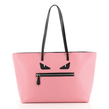 Fendi Monster Roll Tote Leather Medium
