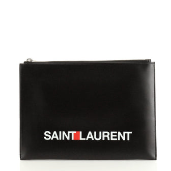 Saint Laurent Rider Sport iPad Pouch Leather Medium