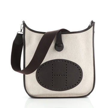 Hermes Evelyne Bag Gen III Toile and Leather GM