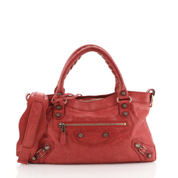 Balenciaga First Giant Studs Bag Leather