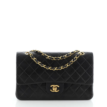 Chanel Vintage Classic Double Flap Bag Quilted Lambskin Medium