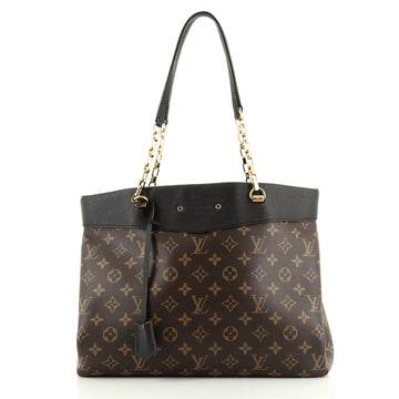 Louis Vuitton Pallas Shopper Monogram Canvas and Calf Leather
