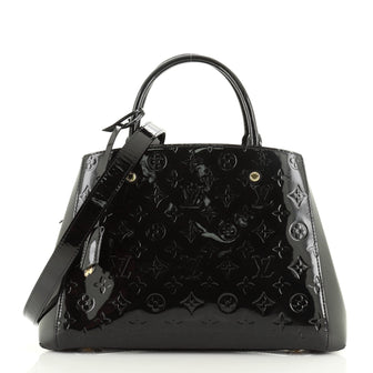 Louis Vuitton Montaigne Handbag Monogram Vernis MM