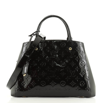 Louis Vuitton Montaigne Handbag Monogram Vernis MM