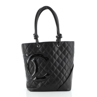 Chanel Cambon Tote Quilted Leather Medium