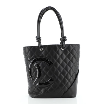 Chanel Cambon Tote Quilted Leather Medium