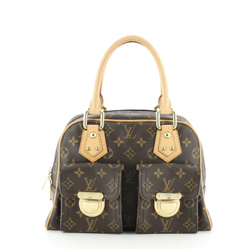Louis Vuitton Manhattan Handbag Monogram Canvas PM