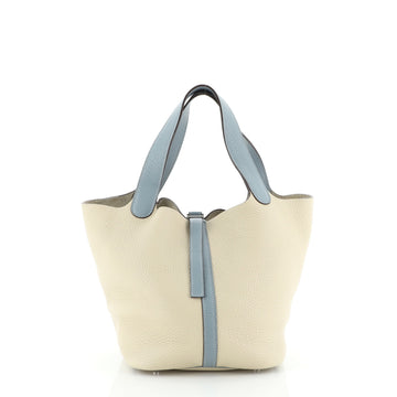 Hermes Picotin Lock Bag Bicolor Clemence PM