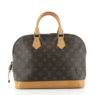 Louis Vuitton Vintage Alma Handbag Monogram Canvas PM