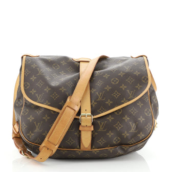 Saumur Handbag Monogram Canvas 35