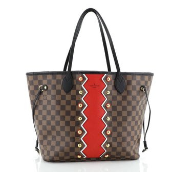 Louis Vuitton Neverfull NM Tote Limited Edition Damier Karakoram MM
